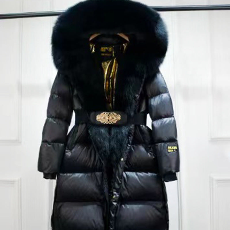 Real Fox Fur Down Jacket