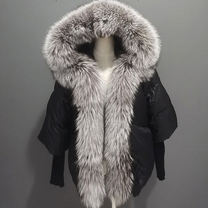 Big Fur Collar Down Jacket