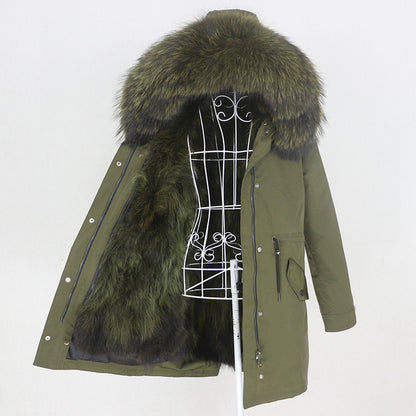 Real Fur Long Parka