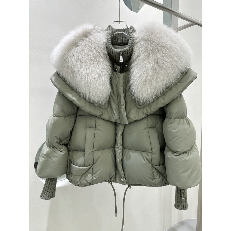 Fox Fur Collar Jacket