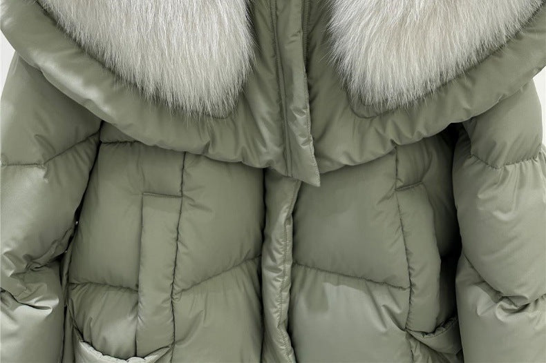 Fox Fur Collar Jacket