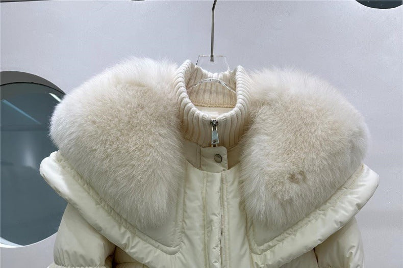 Fox Fur Collar Jacket
