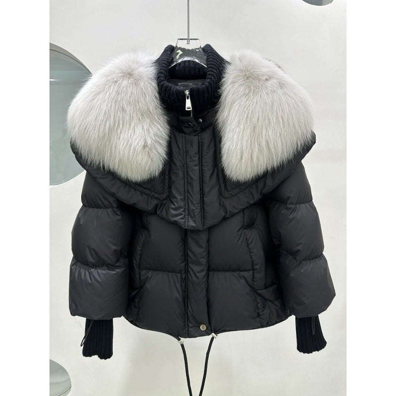 Fox Fur Collar Jacket