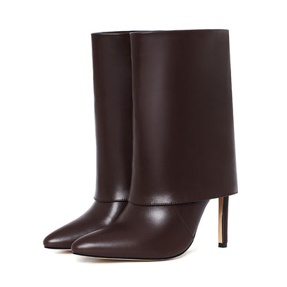 Cowhide Leather Boots