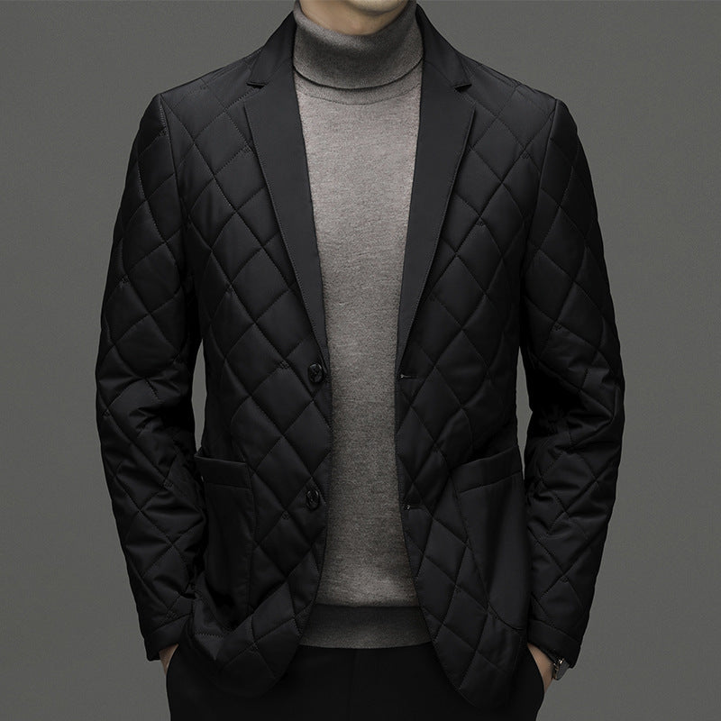 Men's Lapel Thick Warm Jacket