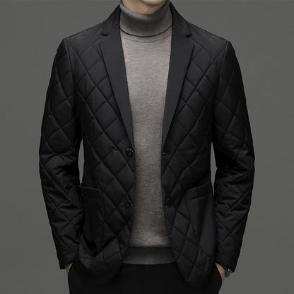 Men's Lapel Thick Warm Jacket