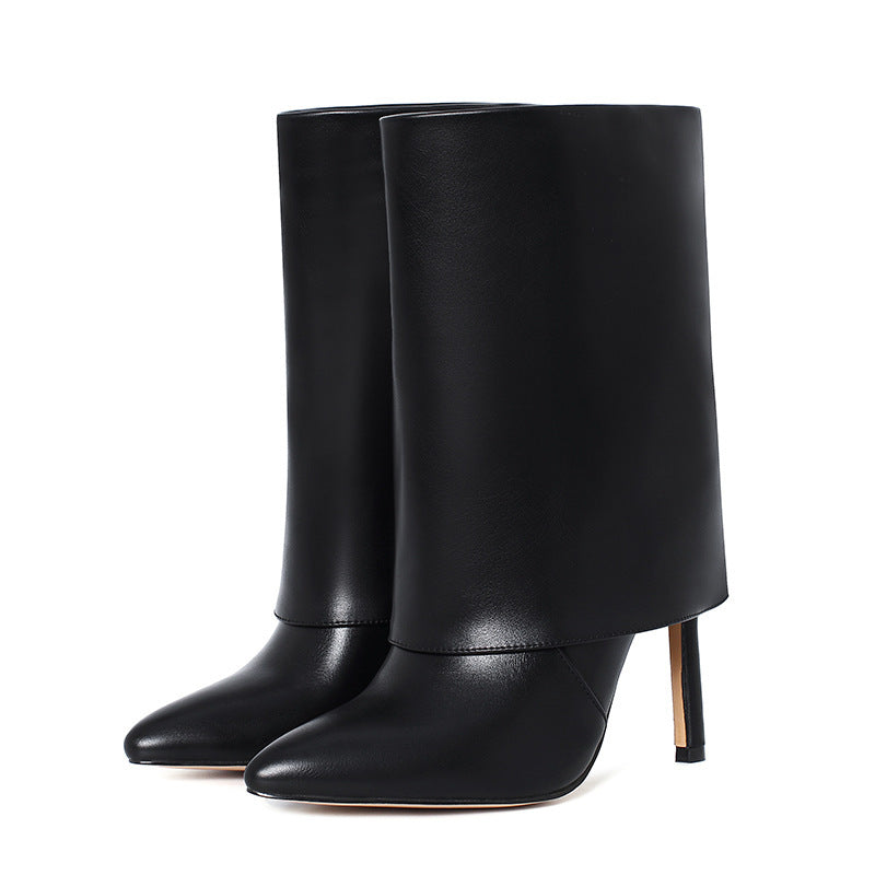 Cowhide Leather Boots