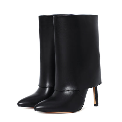 Cowhide Leather Boots