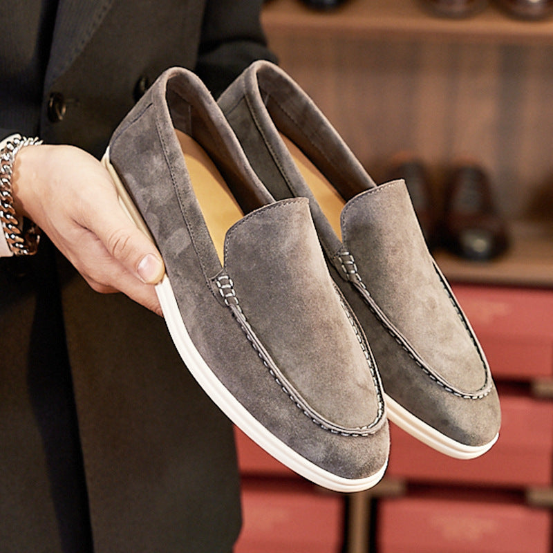Luxury redefined – timeless sheepskin loafers for the modern man. Italian design