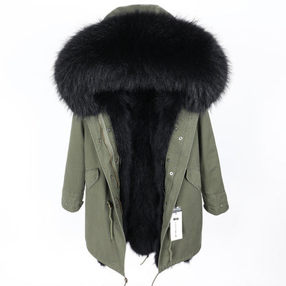 Real Fur Long Parka