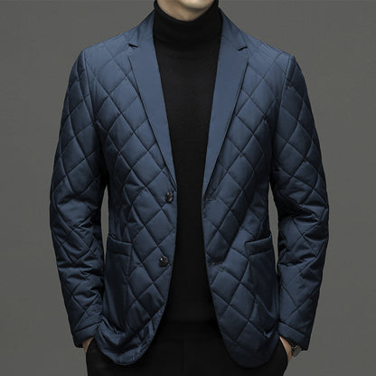 Men's Lapel Thick Warm Jacket