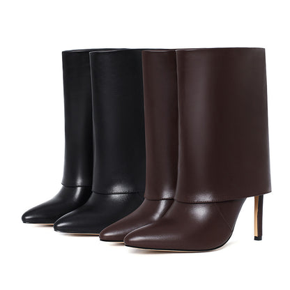 Cowhide Leather Boots