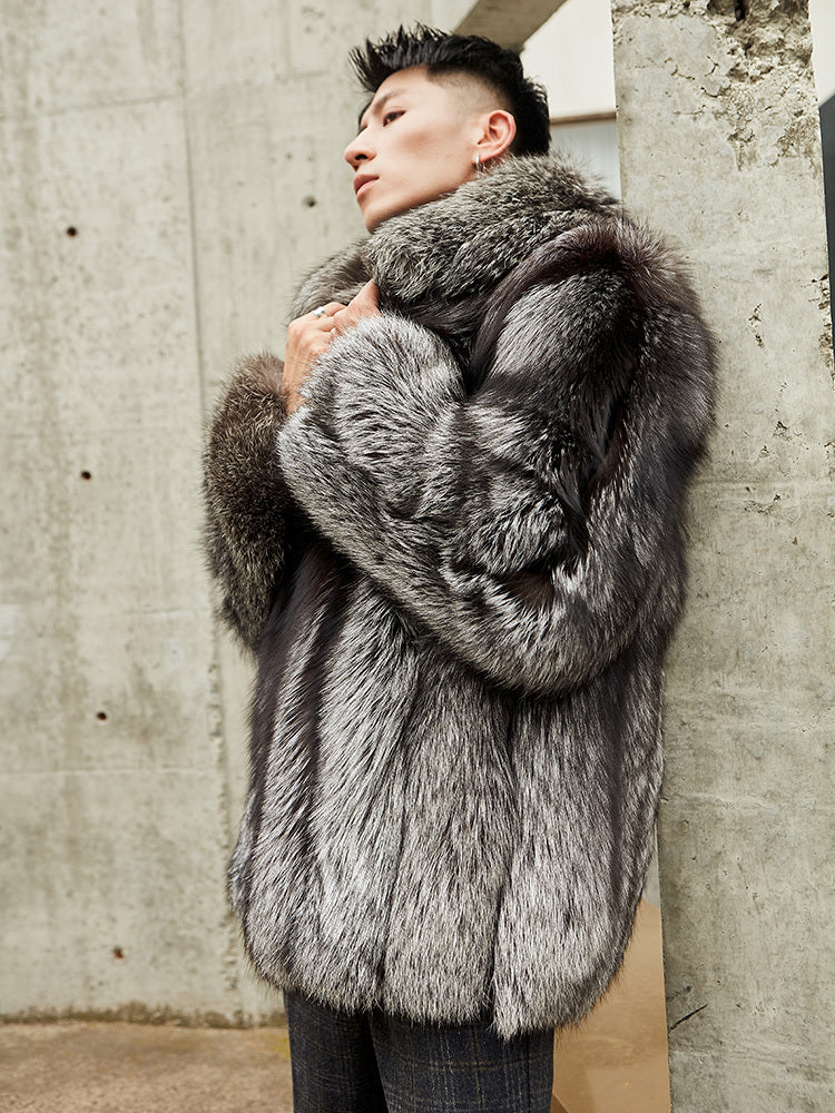 Men's Fox Fur Jacket