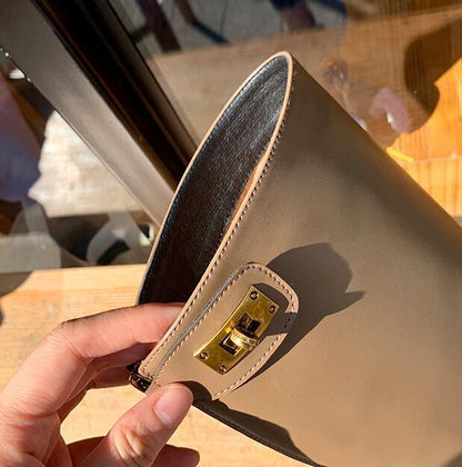 Long But Knee Leather Boots