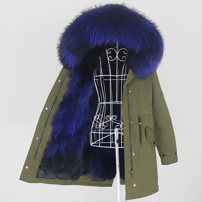 Real Fur Long Parka