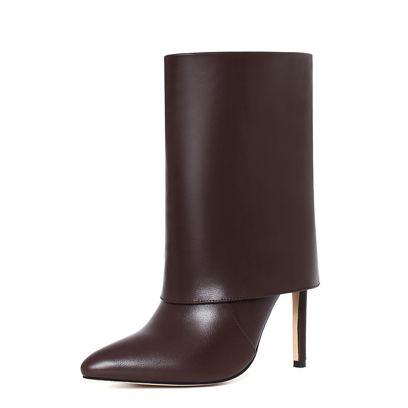 Cowhide Leather Boots