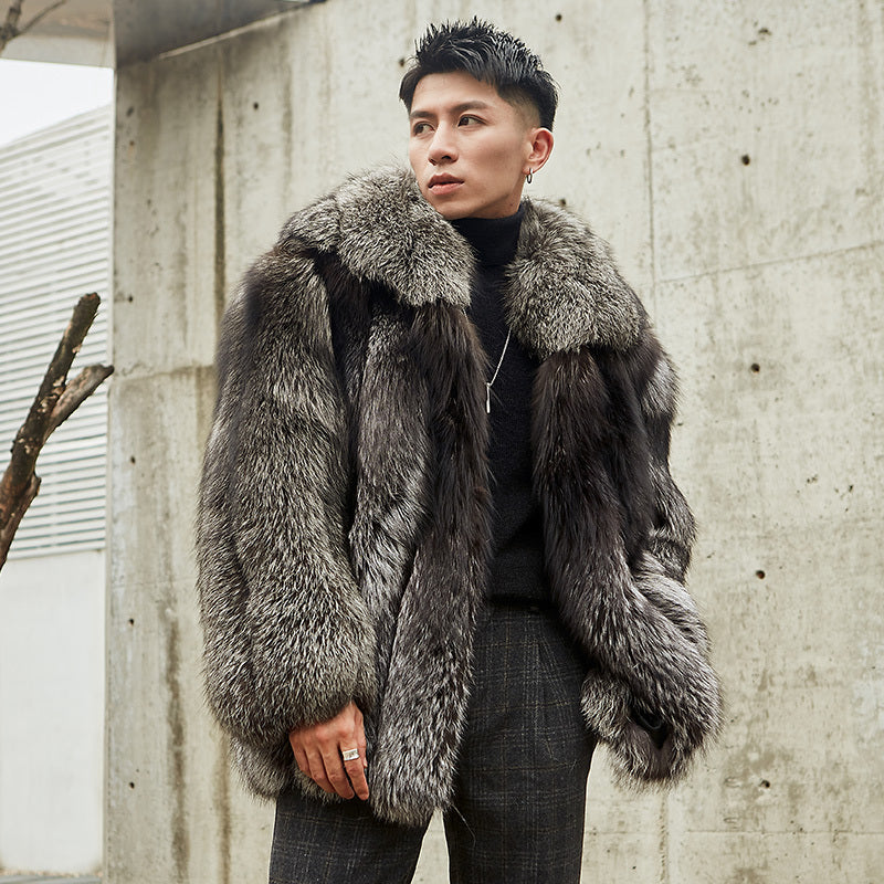 Men's Fox Fur Jacket