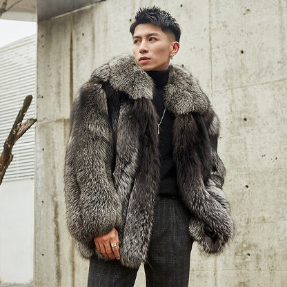 Men's Fox Fur Jacket