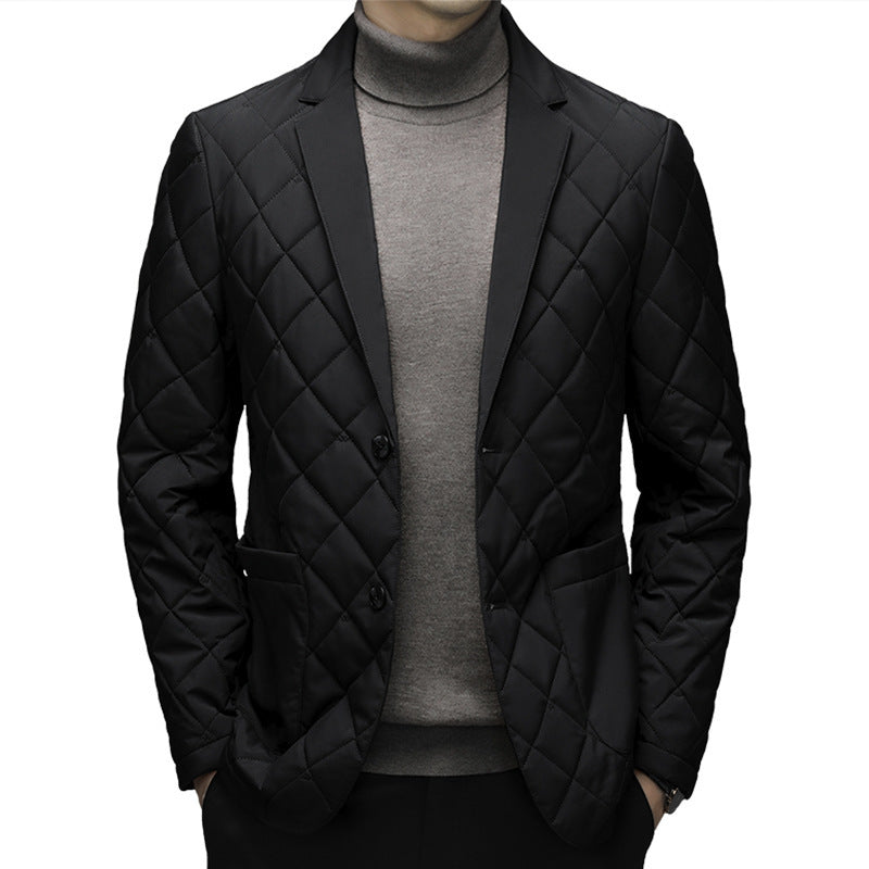 Men's Lapel Thick Warm Jacket