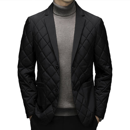 Men's Lapel Thick Warm Jacket