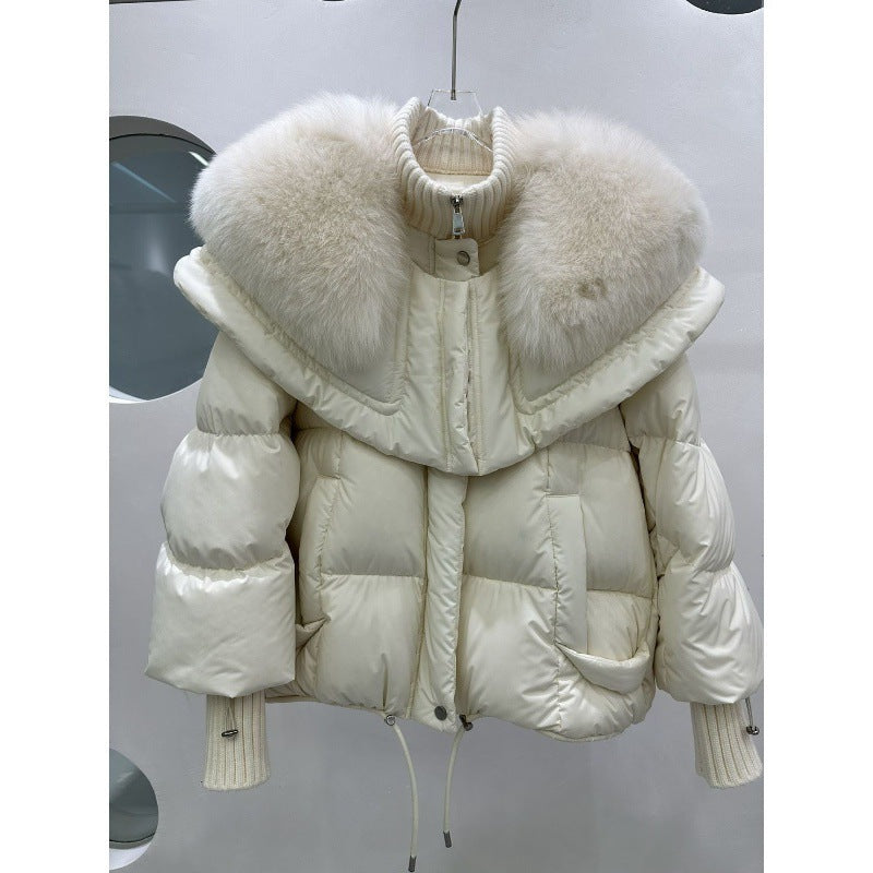 Fox Fur Collar Jacket