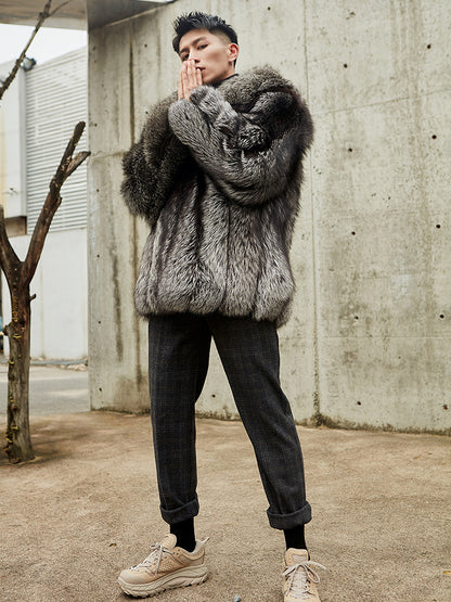 Men's Fox Fur Jacket