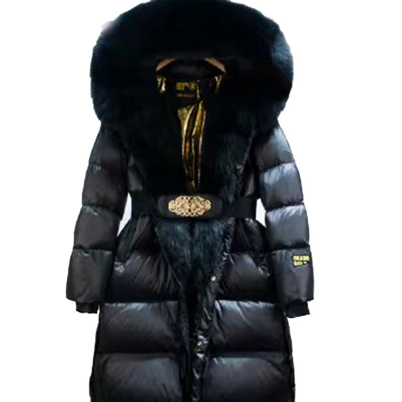 Real Fox Fur Down Jacket