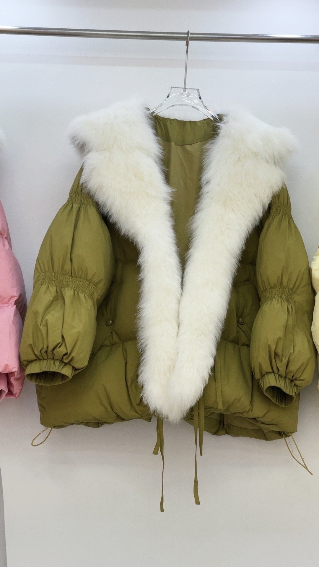 Big Fur Collar Down Jacket