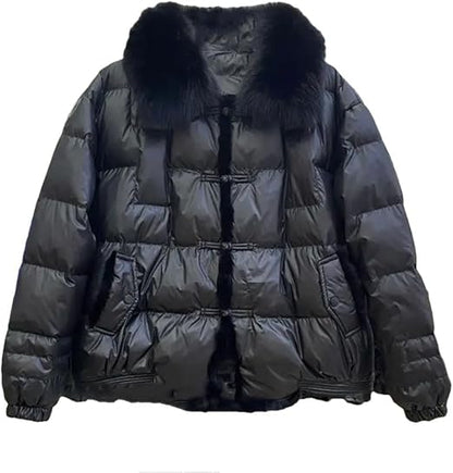 Large Fur Collar Jacket