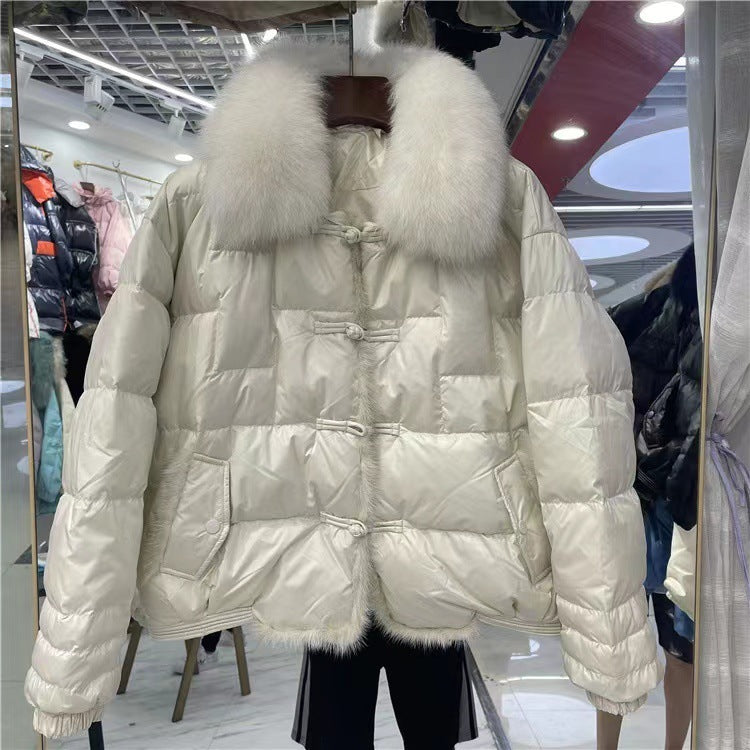 Large Fur Collar Jacket