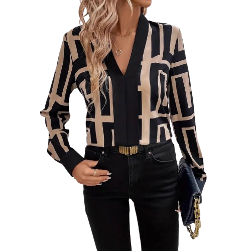 Geometric Pattern Top
