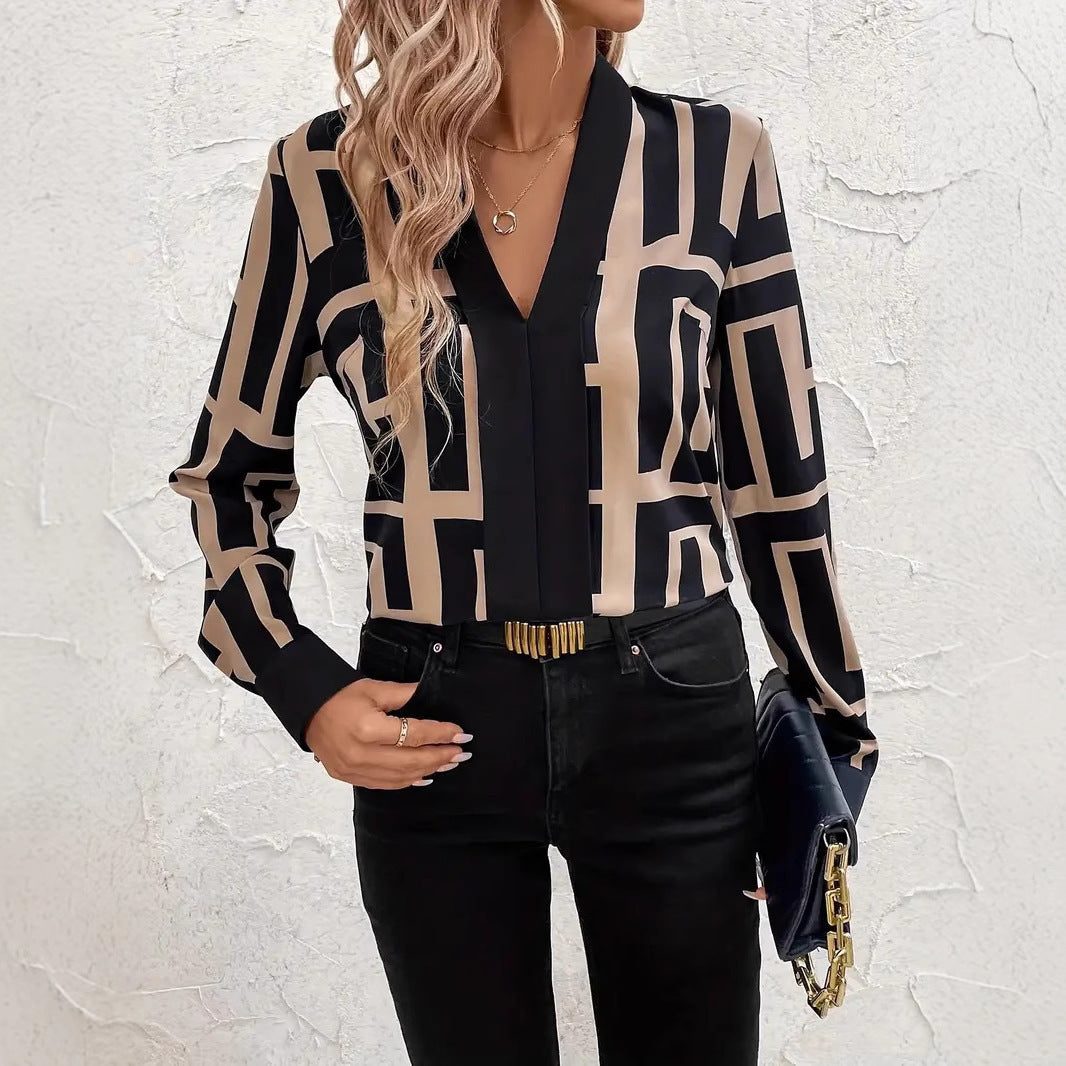 Geometric Pattern Top