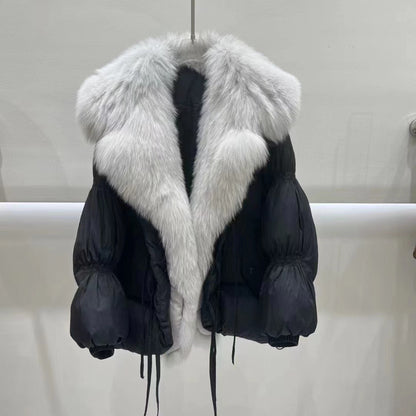 Big Fur Collar Down Jacket