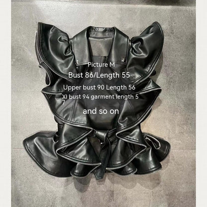 Sheepskin Leather Coat