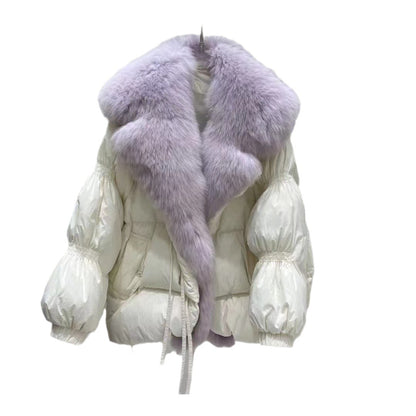 Big Fur Collar Down Jacket