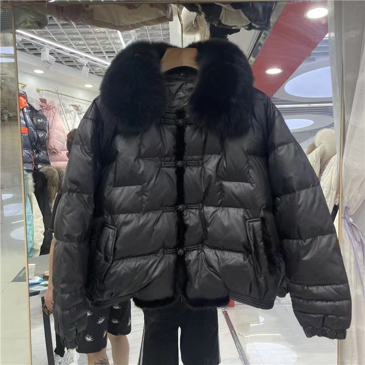 Large Fur Collar Jacket