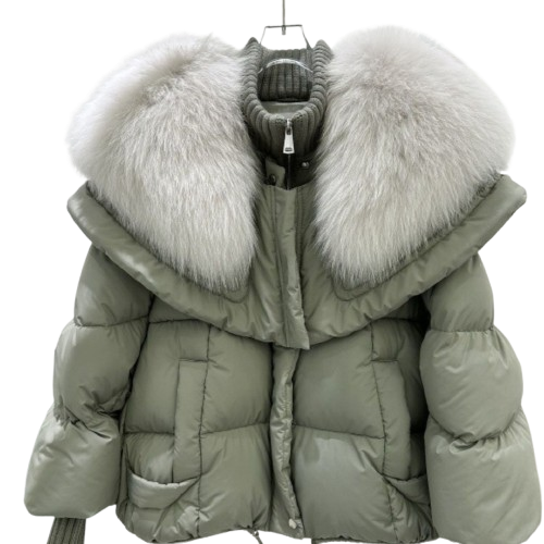 Fox Fur Collar Jacket