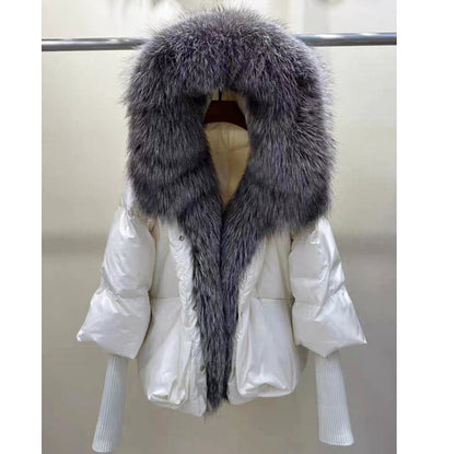 Big Fur Collar Down Jacket