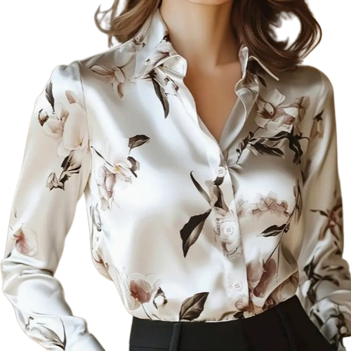 Elegant Satin Shirt