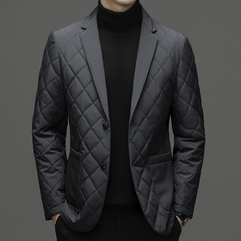 Men's Lapel Thick Warm Jacket