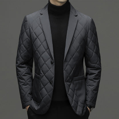 Men's Lapel Thick Warm Jacket