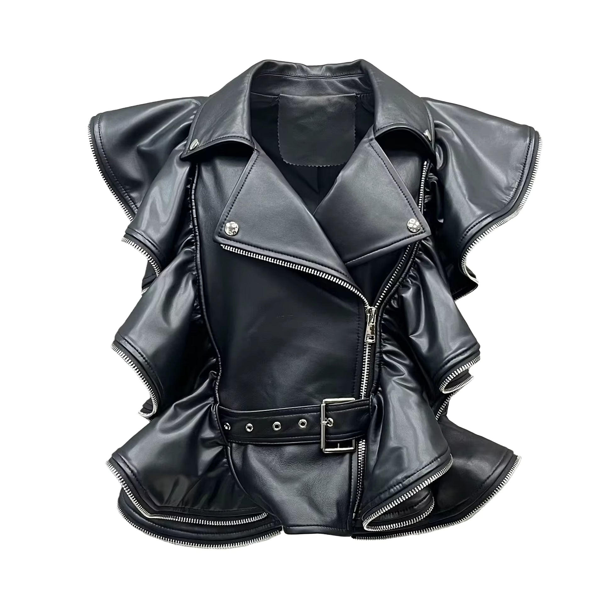 Sheepskin Leather Coat