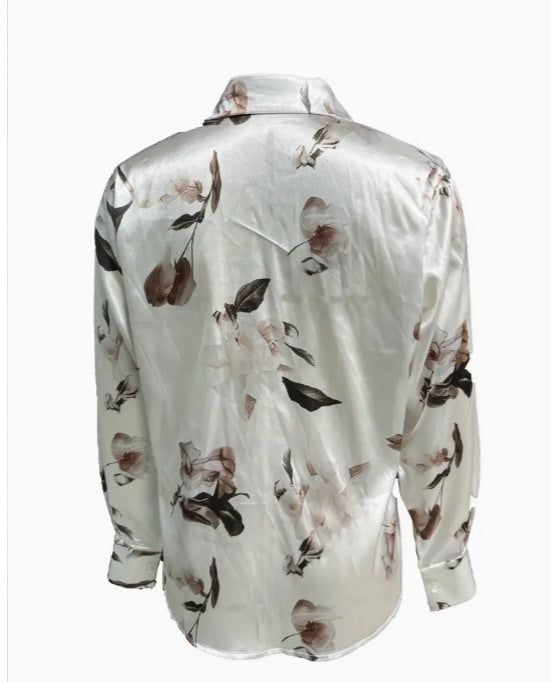 Elegant Satin Shirt