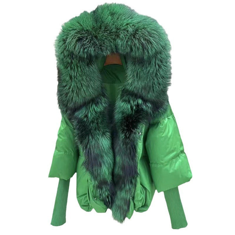 Big Fur Collar Down Jacket