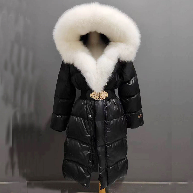 Real Fox Fur Down Jacket