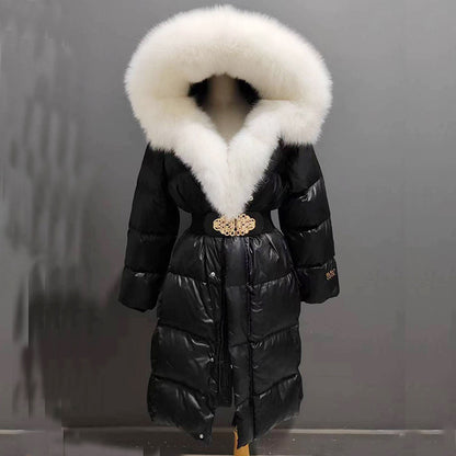 Real Fox Fur Down Jacket