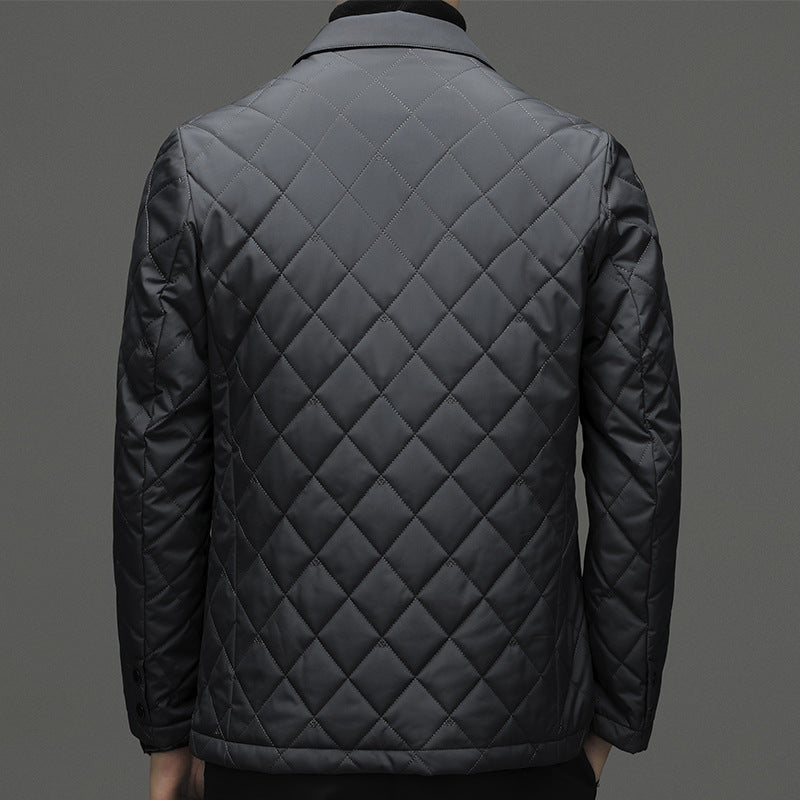 Men's Lapel Thick Warm Jacket