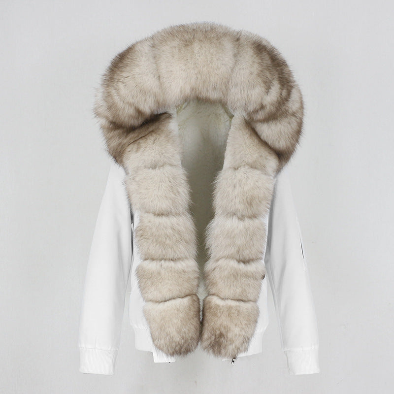 Raccoon Fur Liner Jacket