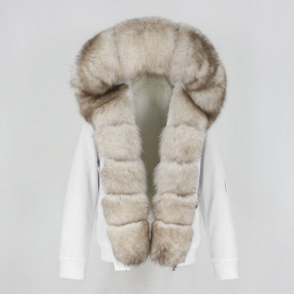 Raccoon Fur Liner Jacket