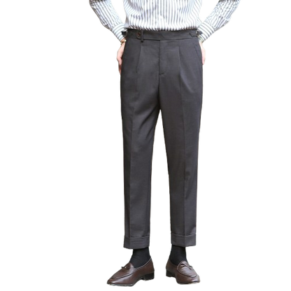 Retro Straight-leg Pants For Men